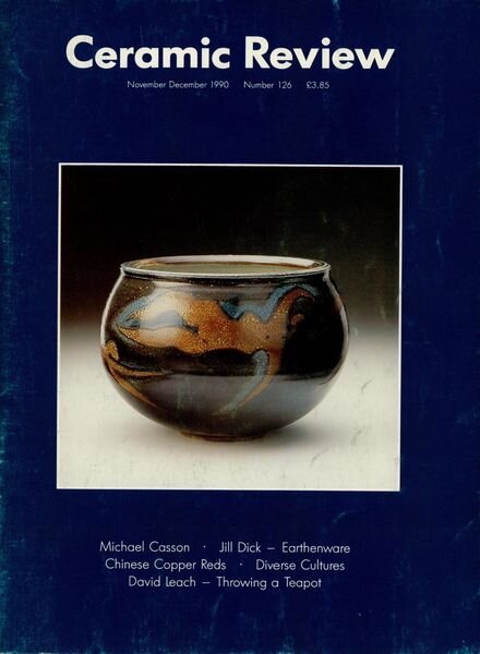 Ceramic Review – November-December 1990 Cover