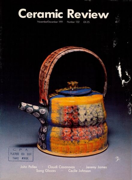 Ceramic Review – November-December 1991 Cover