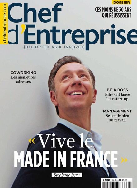Chef d’Entreprise – Octobre 2020 Cover