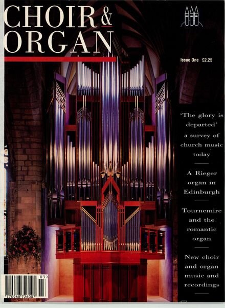 Choir & Organ – Issue 1 Cover