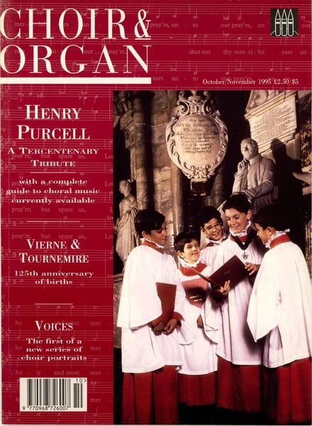 Choir & Organ – October-November 1995 Cover