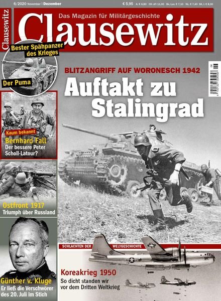Clausewitz – November-Dezember 2020 Cover