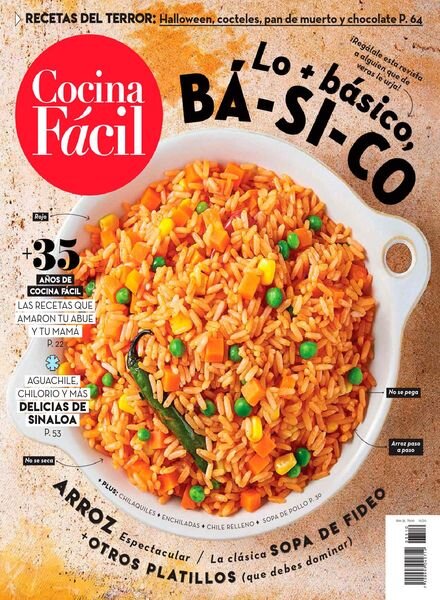 Cocina Facil – octubre 2020 Cover