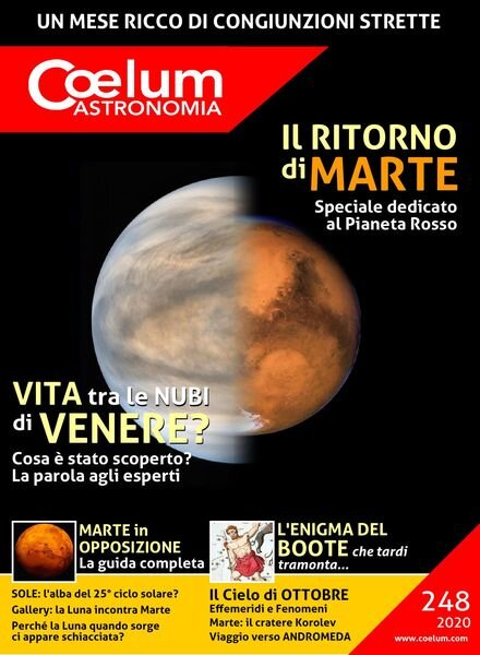 Coelum Astronomia – Numero 248 2020 Cover