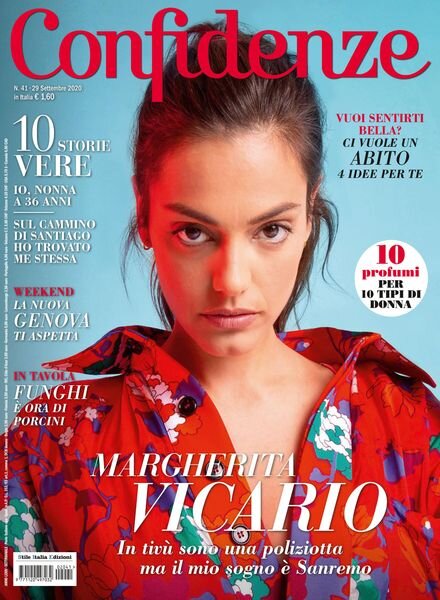 Confidenze – 29 Settembre 2020 Cover