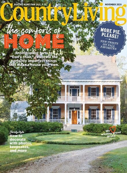 Country Living USA – November 2020 Cover