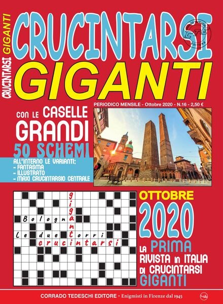 Crucintarsi Giganti – Ottobre 2020 Cover