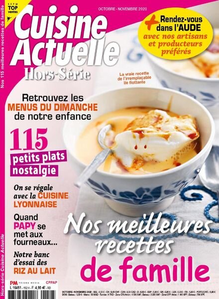 Cuisine Actuelle – Hors-Serie – Octobre-Novembre 2020 Cover