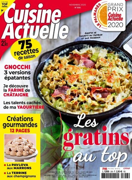Cuisine Actuelle – Novembre 2020 Cover