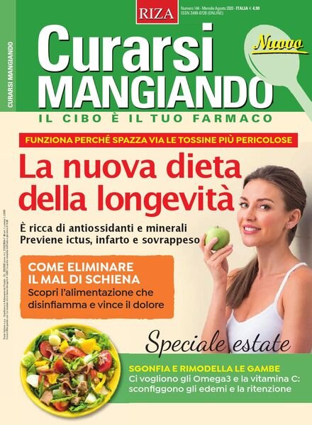 Curarsi Mangiando – Agosto 2020 Cover