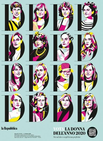 D la Repubblica – 17 Ottobre 2020 Cover