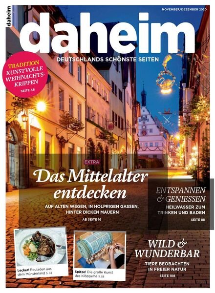 Daheim – November-Dezember 2020 Cover