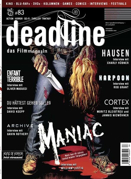 Deadline – Oktober-November 2020 Cover