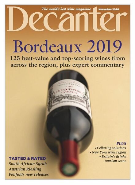 Decanter UK – November 2020 Cover