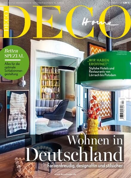 Deco Home – September-Oktober 2020 Cover