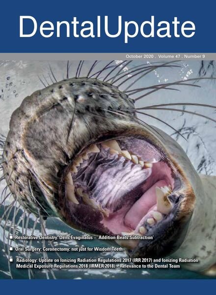 Dental Update – October 2020 Cover