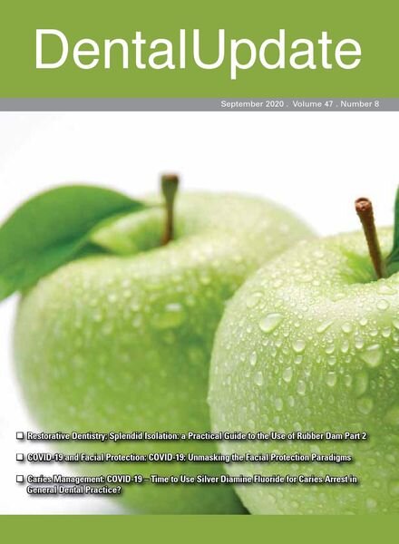 Dental Update – September 2020 Cover