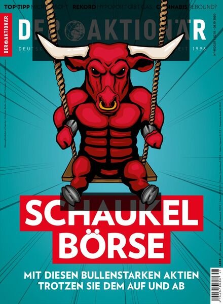 Der Aktionar – 01 Oktober 2020 Cover