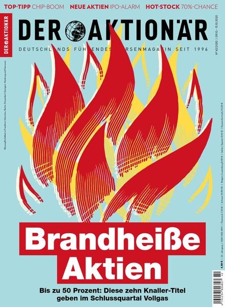 Der Aktionar – 08 Oktober 2020 Cover