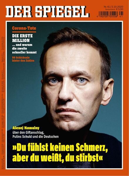 Der Spiegel – 2 Oktober 2020 Cover