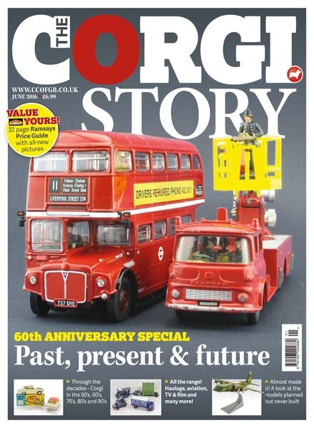Diecast Model Special Editions – The Corgi Story – June 2016 Cover