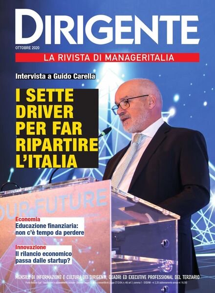Dirigente – Ottobre 2020 Cover