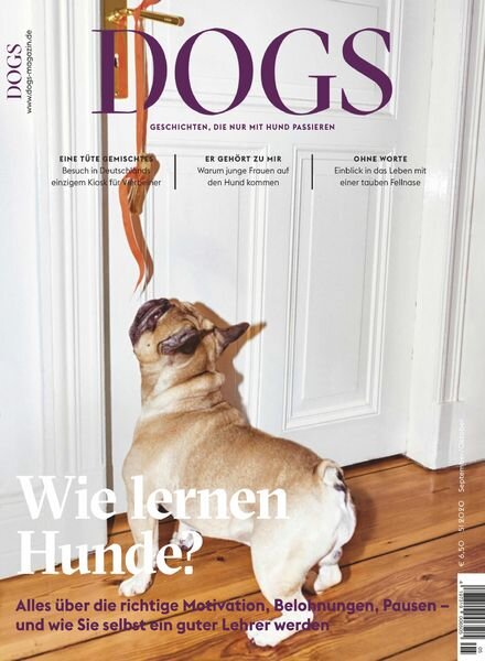 Dogs – September 2020 Cover