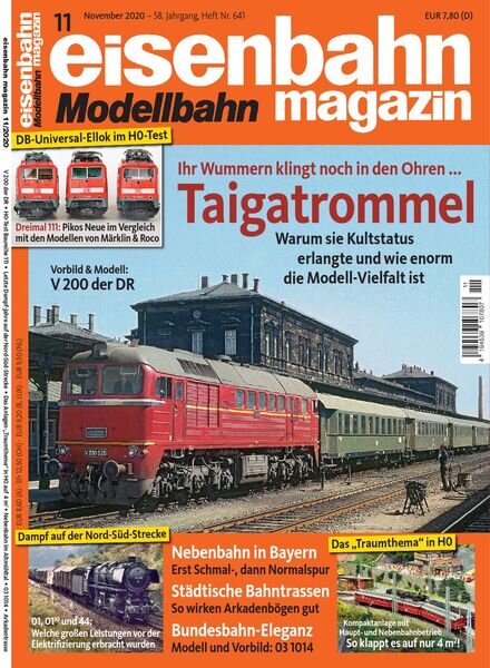 Eisenbahn Magazin – November 2020 Cover
