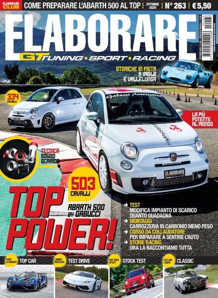 Elaborare – Ottobre 2020 Cover