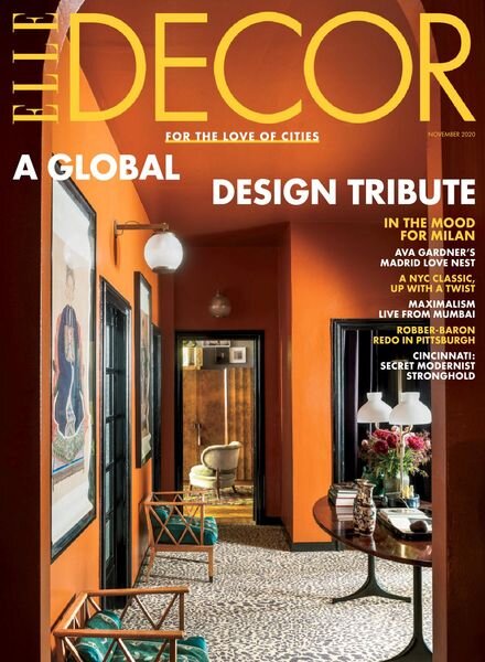 Elle Decor USA – November 2020 Cover