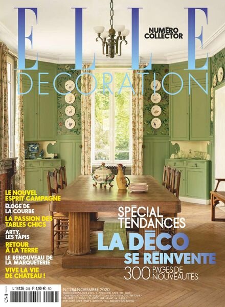 Elle Decoration France – novembre 2020 Cover