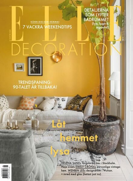 Elle Decoration Sweden – October 2020 Cover