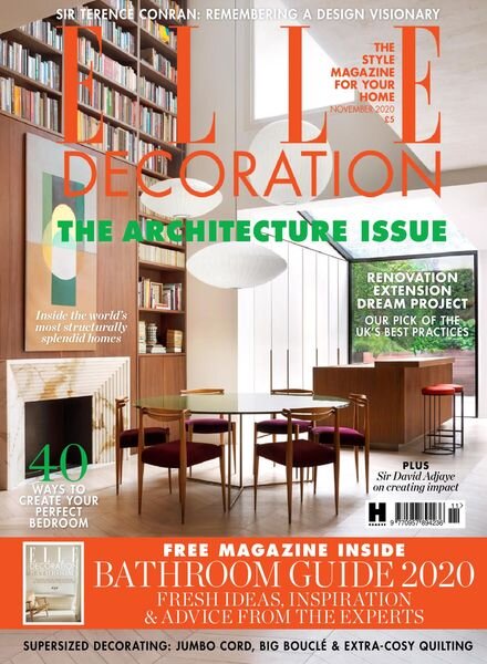Elle Decoration UK – November 2020 Cover