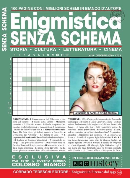 Enigmistica Senza Schema – Ottobre 2020 Cover