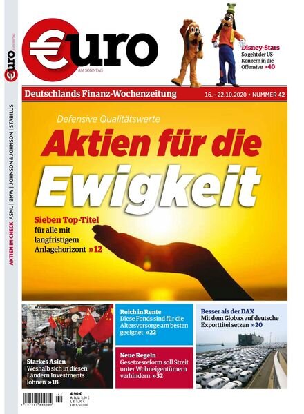 Euro am Sonntag – 16 Oktober 2020 Cover