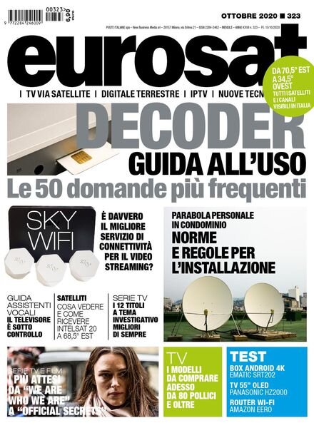 Eurosat – Ottobre 2020 Cover