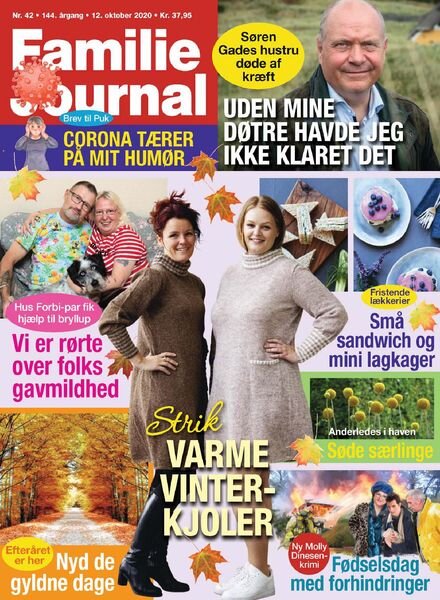 Familie Journal – 12 oktober 2020 Cover