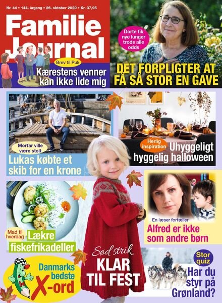 Familie Journal – 20 oktober 2020 Cover
