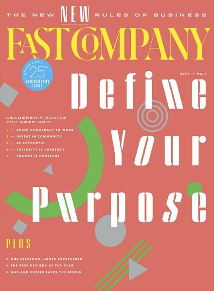 Fast Company – October 2020 Cover