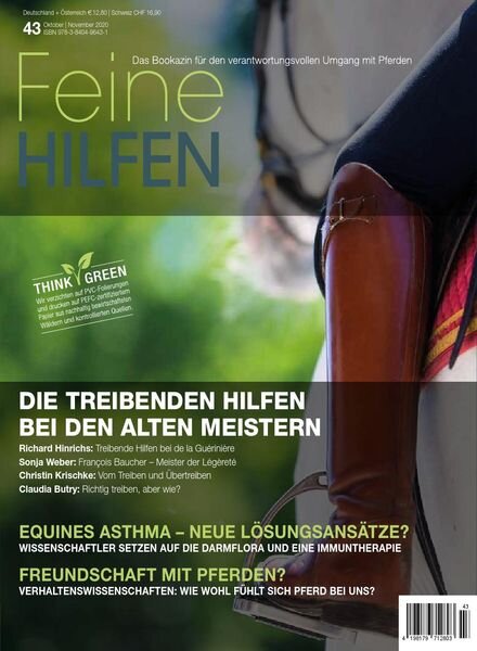 Feine Hilfen – Oktober-November 2020 Cover