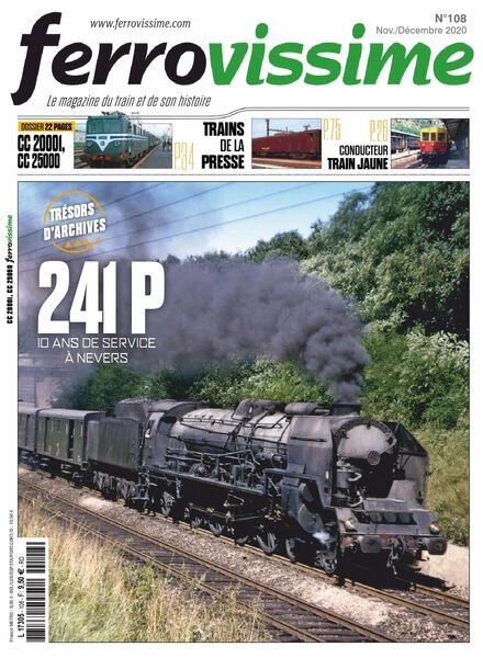 Ferrovissime – novembre-decembre 2020 Cover