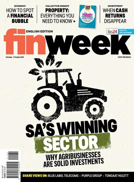 Finweek English Edition – October 08, 2020 Cover
