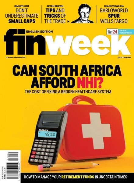 Finweek English Edition – October 22, 2020 Cover