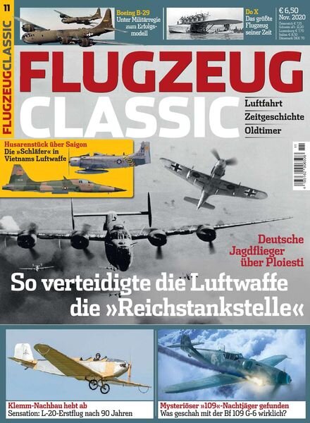 Flugzeug Classic – November 2020 Cover