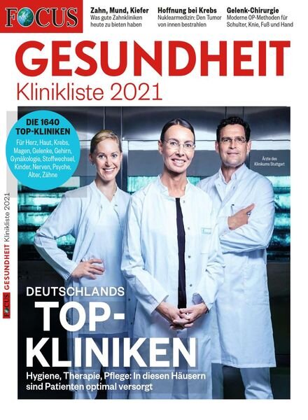 Focus Gesundheit – Nr.8 71 2020 Cover