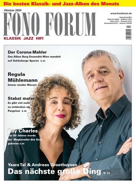 Fono Forum – Oktober 2020 Cover