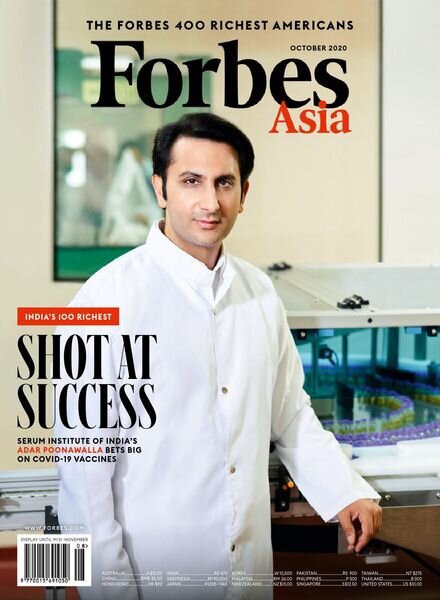 Forbes Asia – October 2020 Cover