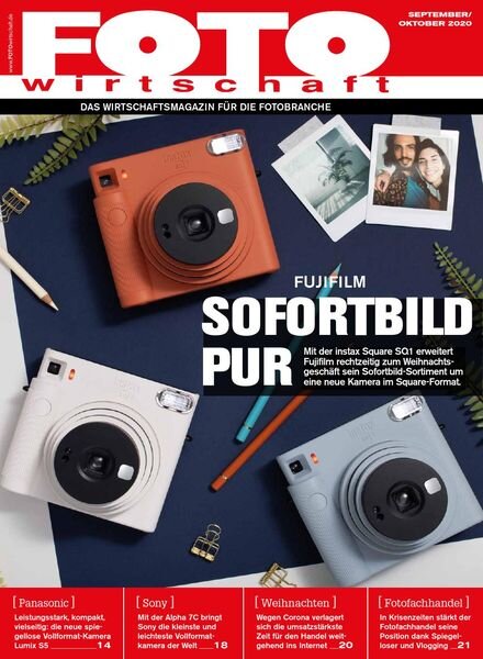 Fotowirtschaft – September-Oktober 2020 Cover