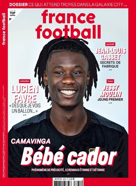 France Football – 22 Septembre 2020 Cover