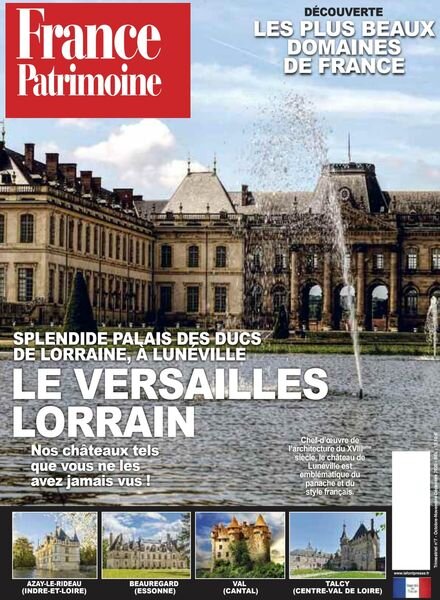 France Patrimoine – Octobre-Decembre 2020 Cover